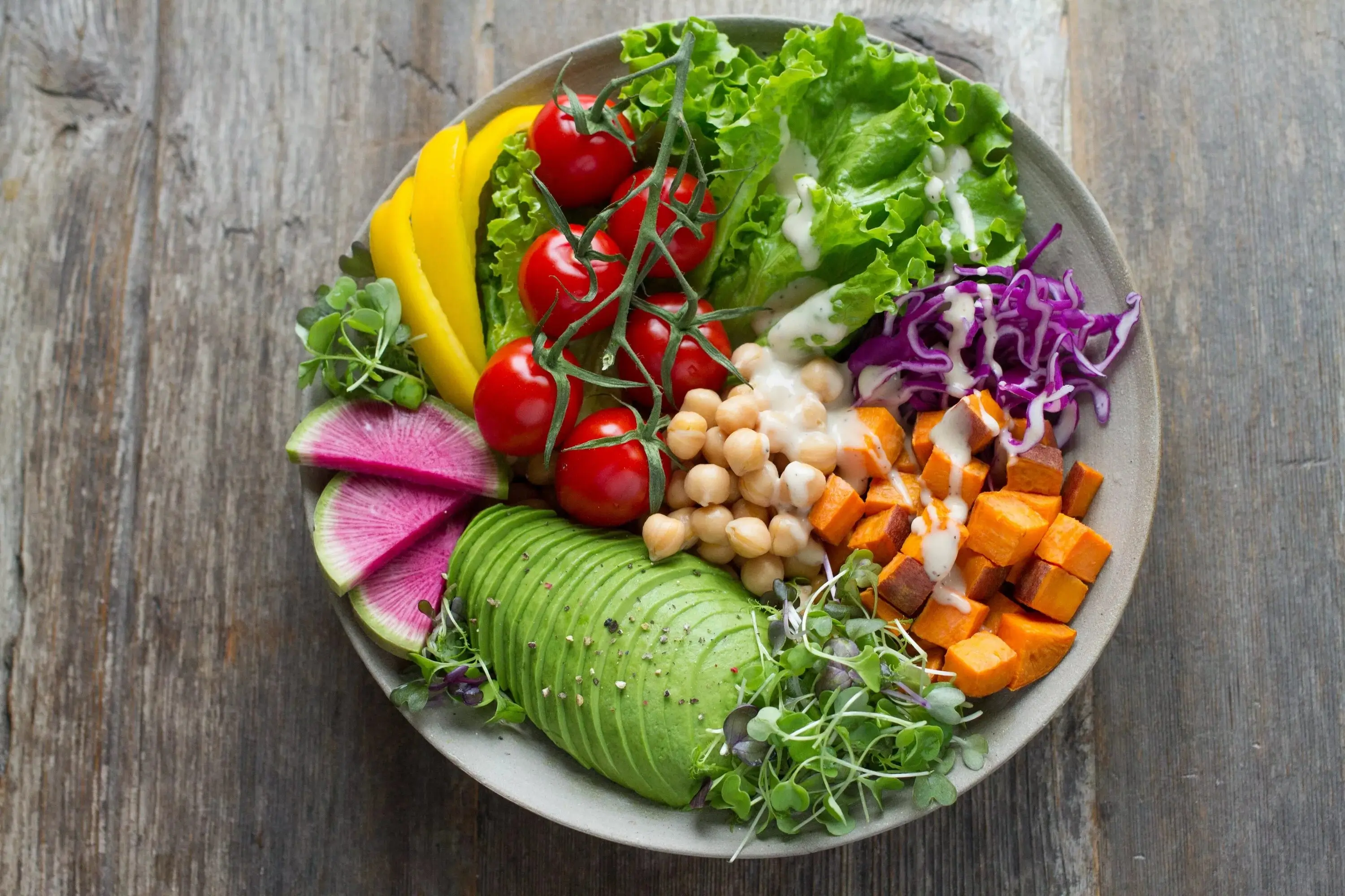Healthy food bowl