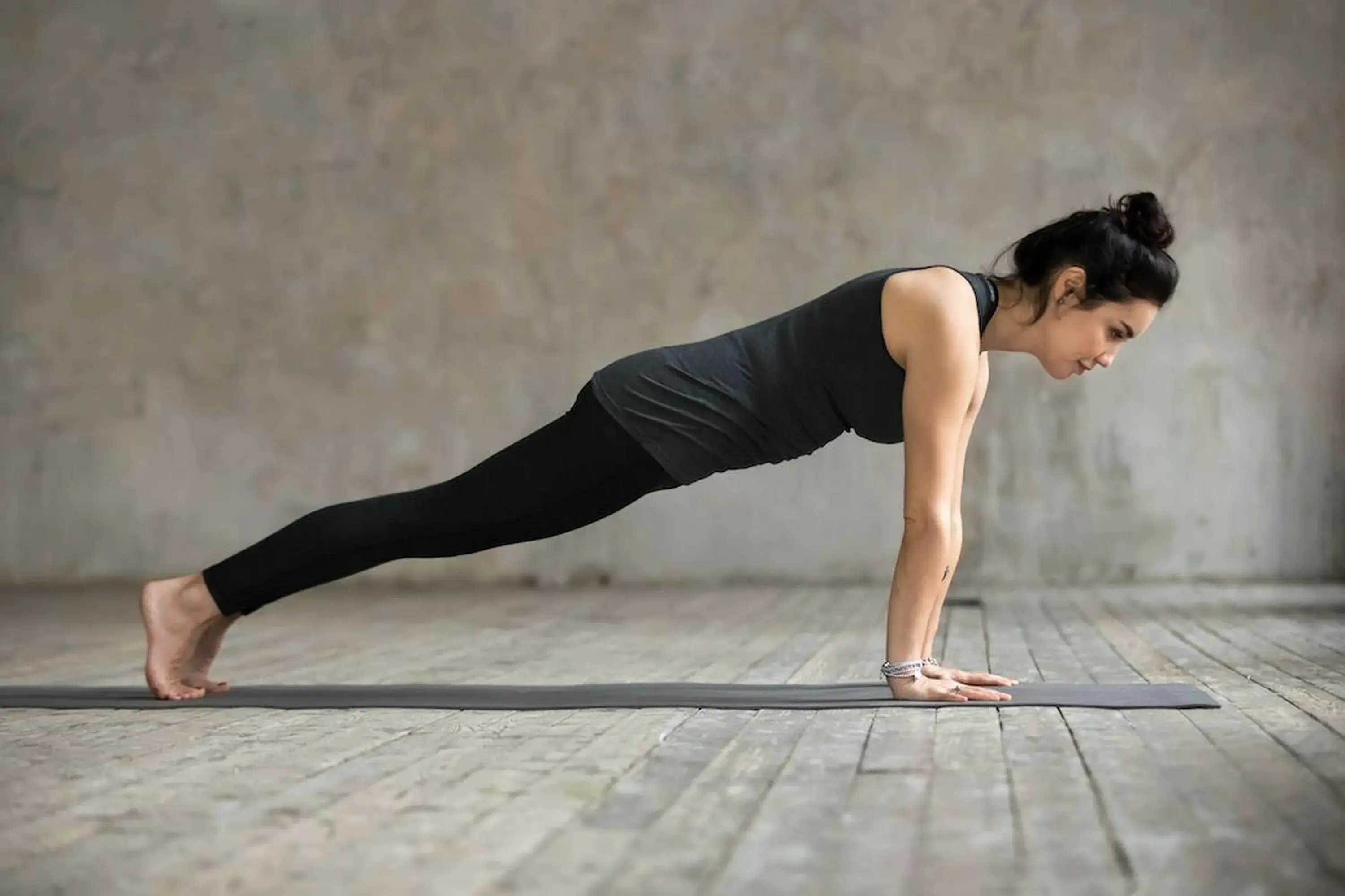 Dynamic yoga pose