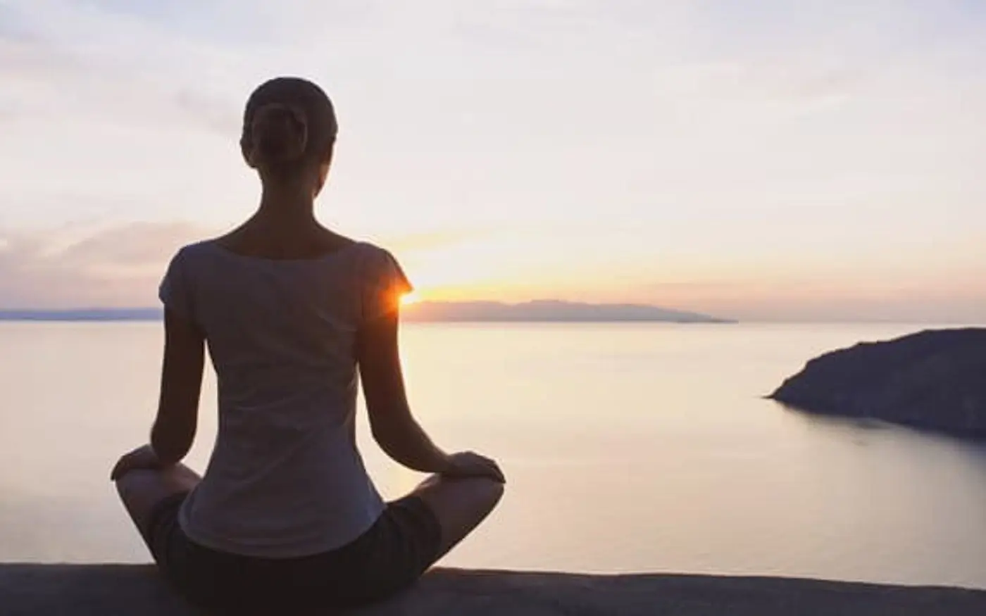 Person in quiet meditation